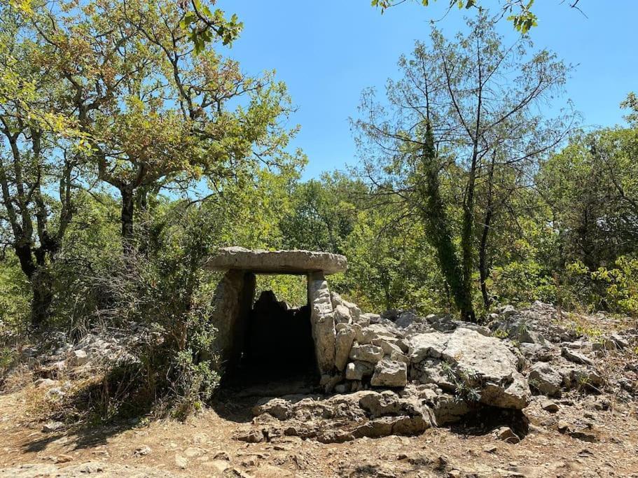 Villa Avec Piscine Dans Les Cevennes Besseges Buitenkant foto