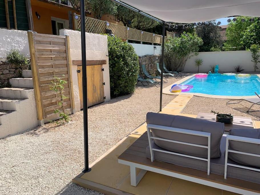 Villa Avec Piscine Dans Les Cevennes Besseges Buitenkant foto